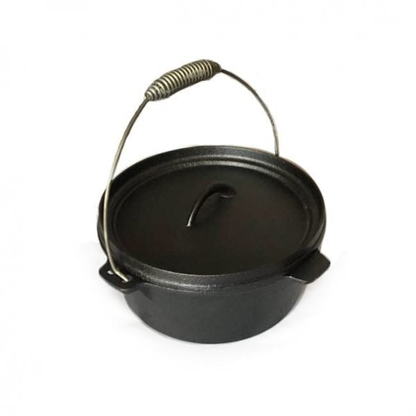 Dutch Oven cast iron pot with lid, 3.9 l.