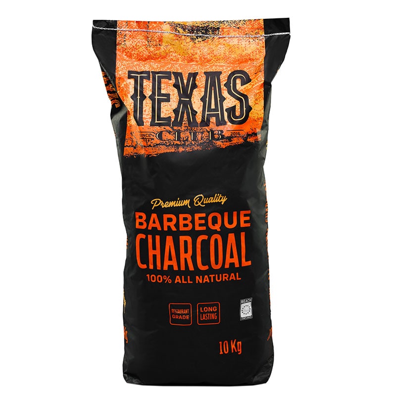 Texas Club charcoal, 10 kg.