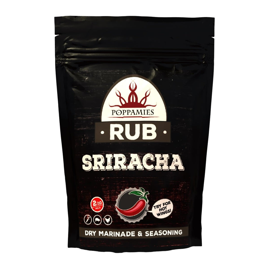 Poppamies SRIRACHA RUB seasoning, 200 g.