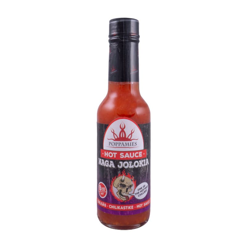 Poppamies Naga In Jolokia Chilli Sauce – Marinade, 150ml.